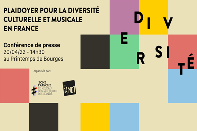 Programmation de Plaidoyer pour la diversité culturelle et musicale en France
